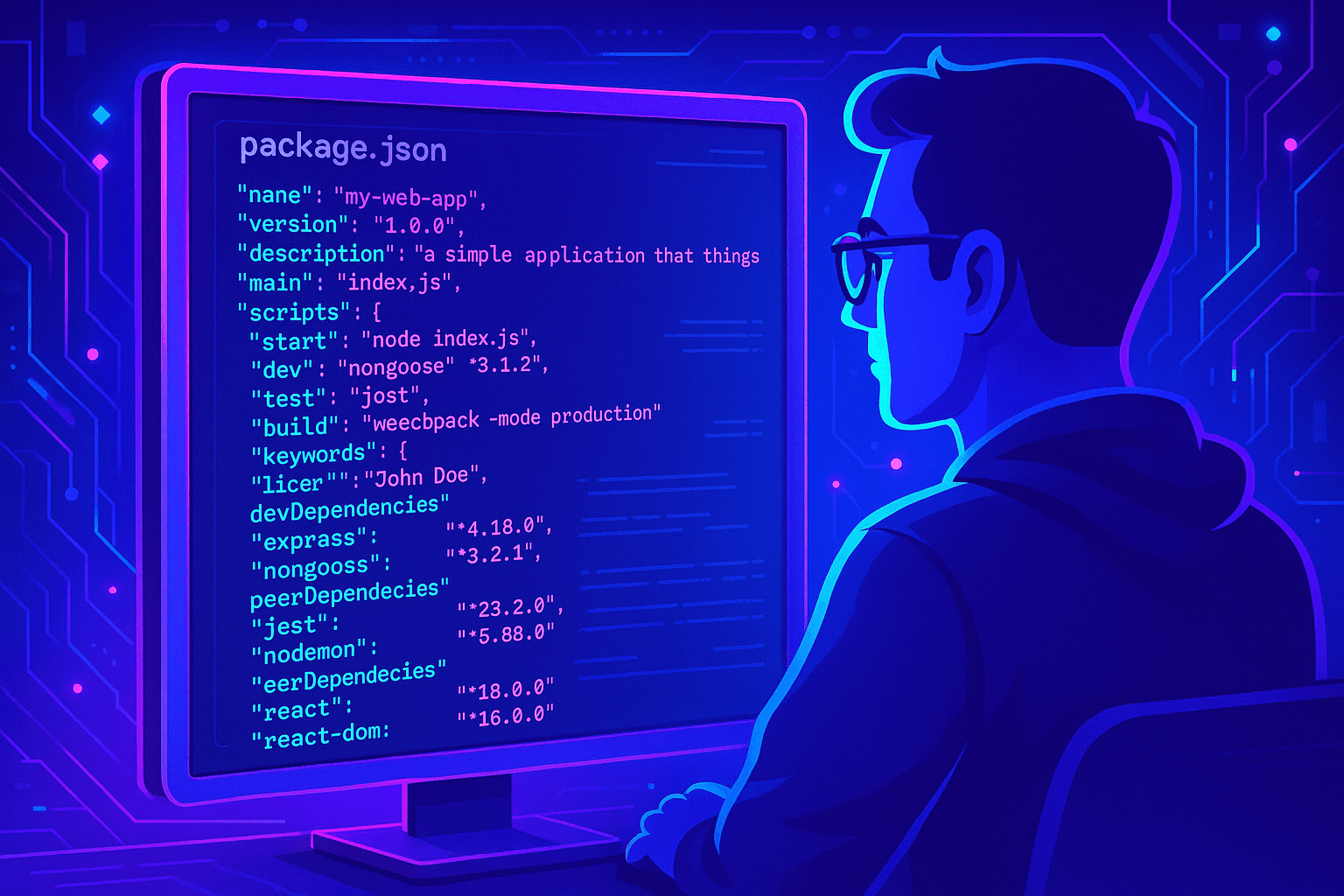 Featured image for blog post: Understanding package.json